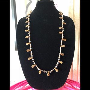 TIGER DAGGER BEADED NECKLACE.